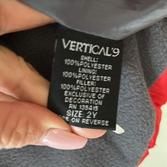 (NWT) Vertical9 Toddler Girl‘s Red Hooded Puffer Jacket, Size: 2T - Picture 15 of 17